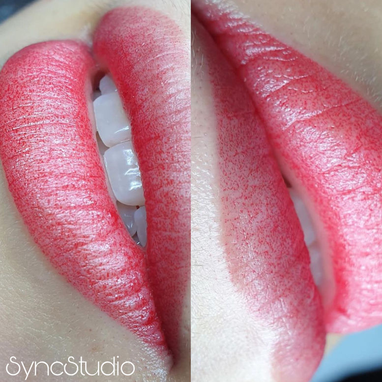 Lip blush behandling hos Bobbie Brow